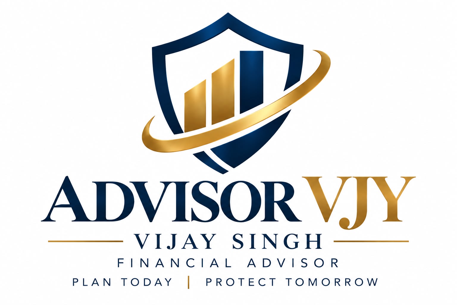 Advisor VJY — Vijay Singh, Financial Advisor. Plan today, protect tomorrow.